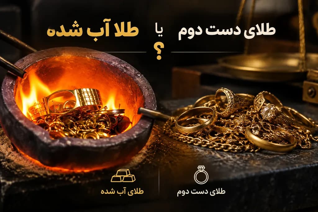طلا آب شده بهتره یا طلای دست دوم