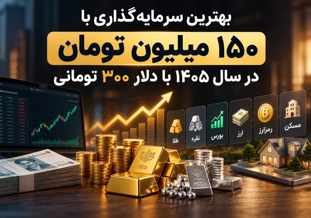 بهترین سرمایه گذاری با 150 میلیون تومان